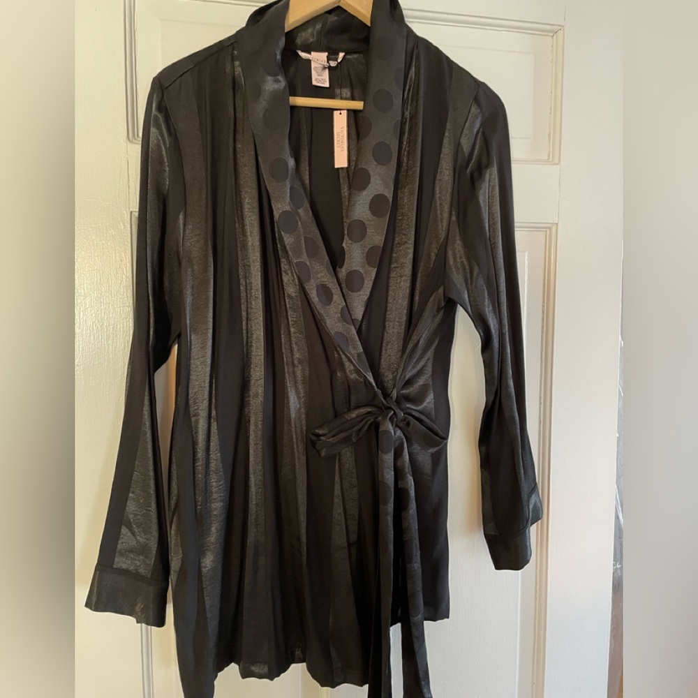 Victorias Secret black robe size M/L